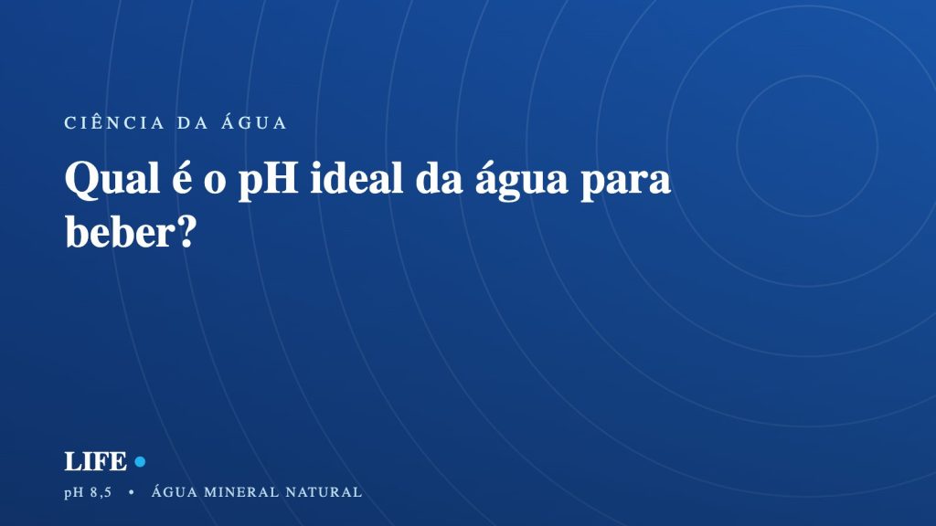 Qual é o pH ideal da água para beber?